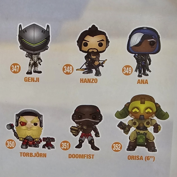 Overwatch Funko Pop Vinyl Figures Set - Picture 2 of 2